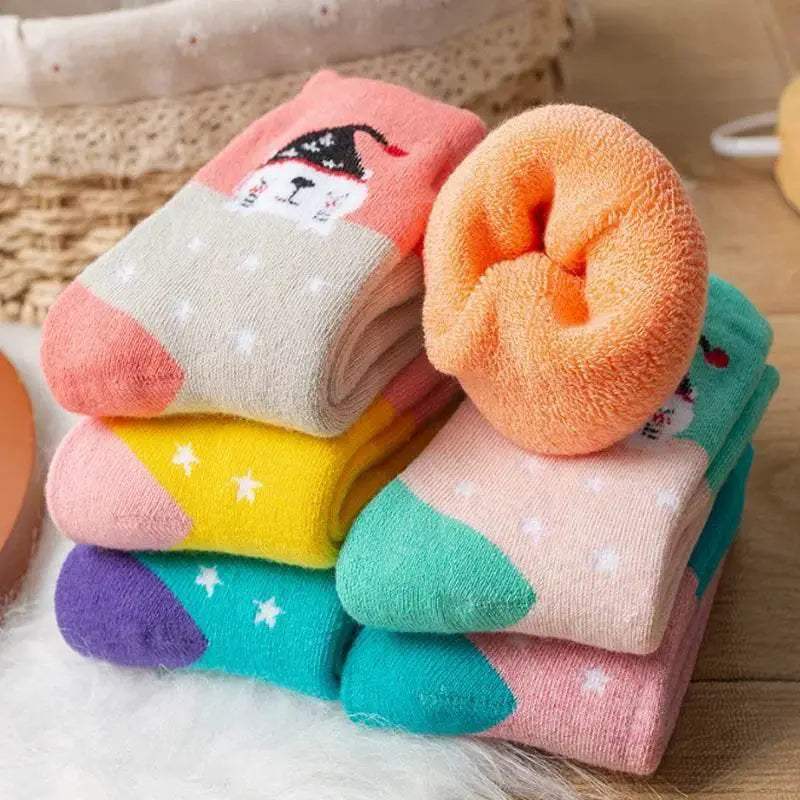  Cozy Kids Socks Thick Winter 5 Pair Toyland EU -  ToylandEU™