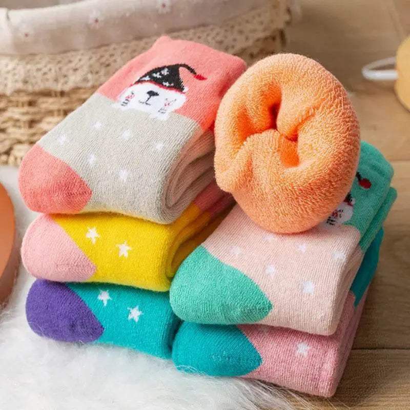  Cozy Kids Socks Thick Winter 5 Pair Toyland EU -  ToylandEU™