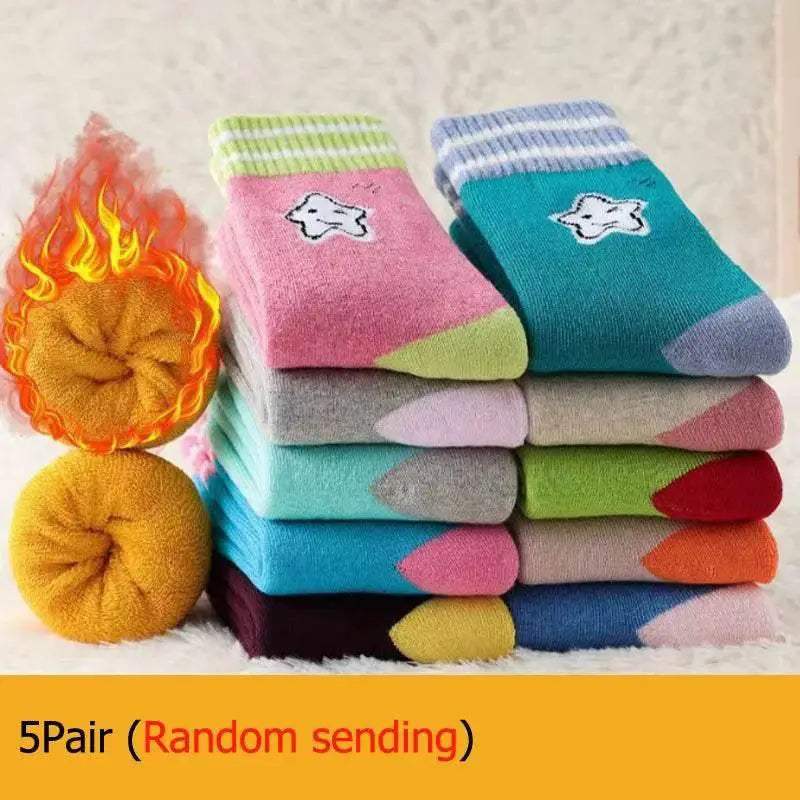  Cozy Kids Socks Thick Winter 5 Pair Toyland EU -  ToylandEU™