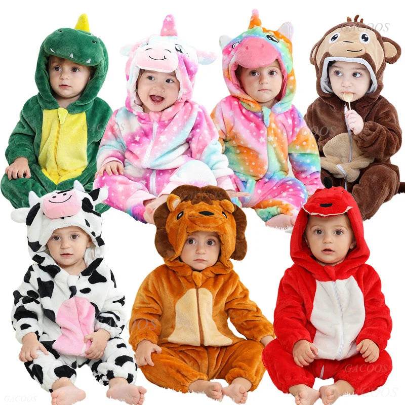 Cozy Kigurumi Pajamas Dinosaur Unicorn For Toddlers - ToylandEU