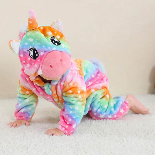 Cozy Kigurumi Pajamas For Toddlers Dinosaur Unicorn Cosplay - ToylandEU