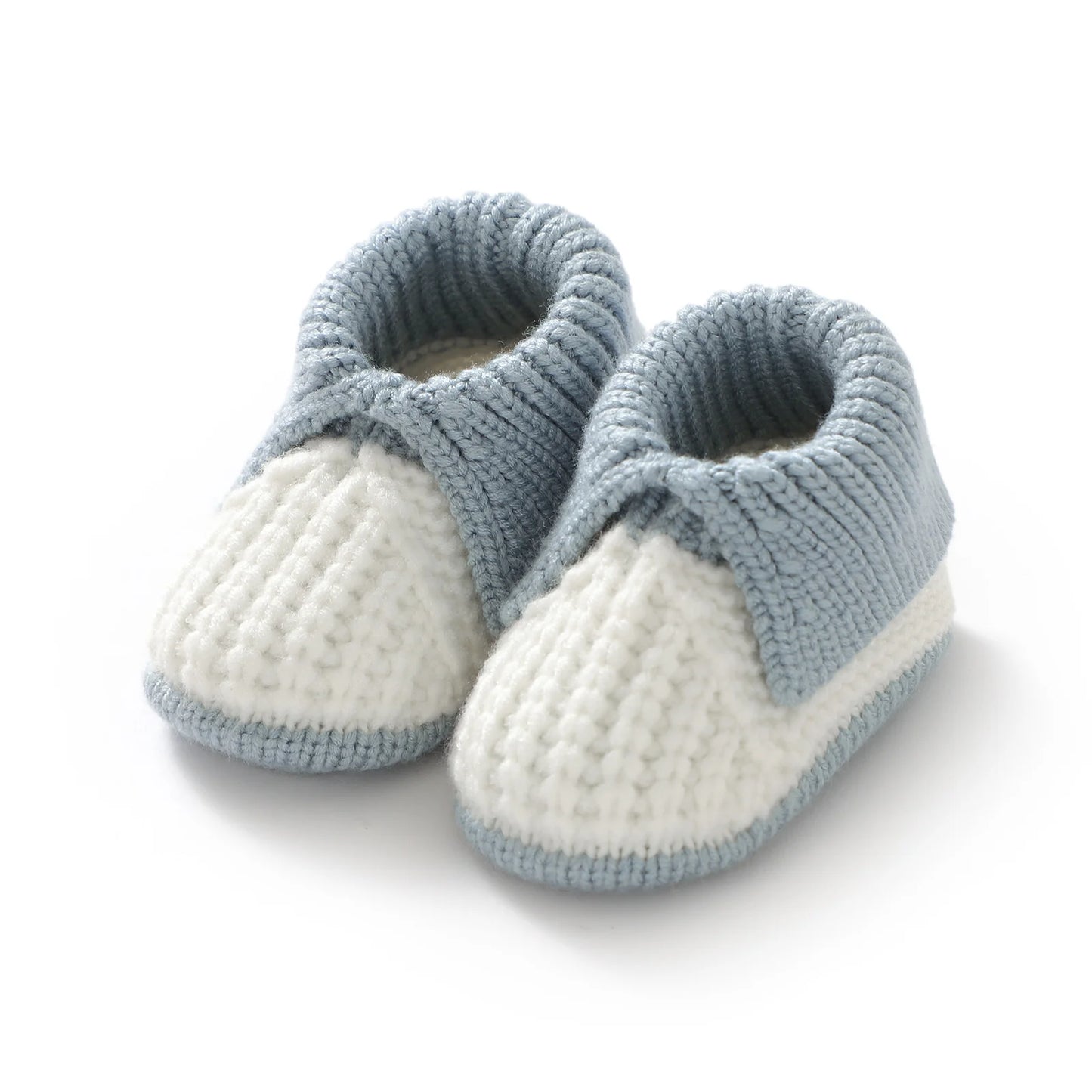 Cozy Knit Baby Shoes Unisex 0-18 Months Slip On Booties - ToylandEU