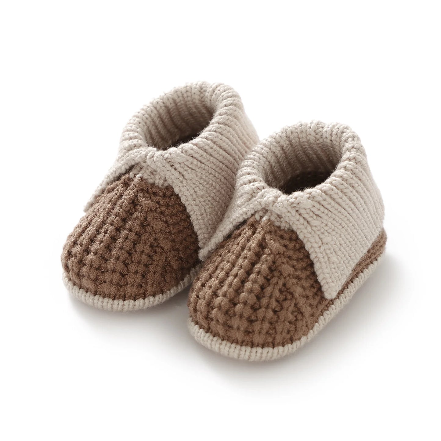 Cozy Knit Baby Shoes Unisex 0-18 Months Slip On Booties - ToylandEU