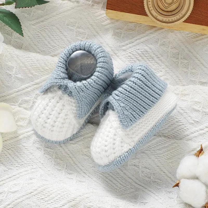  Cozy Knit Baby Shoes Unisex Soft Slip On Booties 0to18m -  ToylandEU™