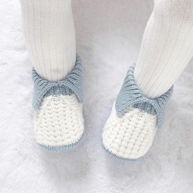  Cozy Knit Baby Shoes Unisex Soft Slip On Booties 0to18m -  ToylandEU™