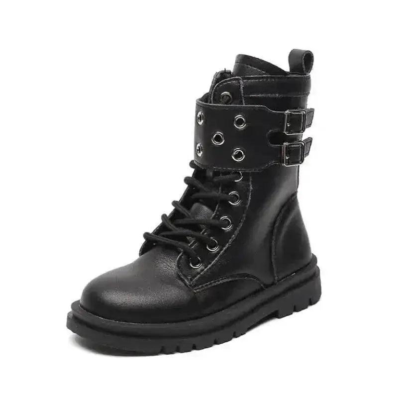 Cozy Leather Anti Slip Kids Boots Toyland EU -  ToylandEU™