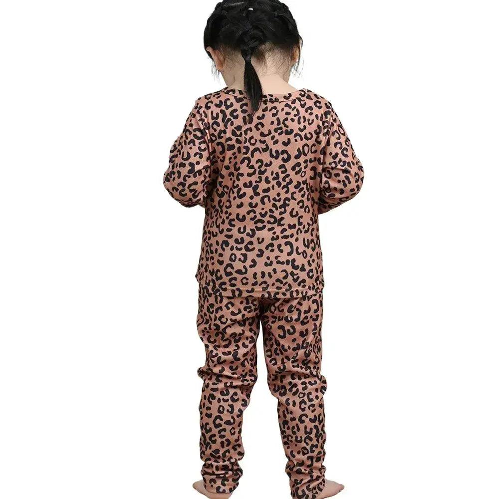  Cozy Leopard Print Velvet Pajama Set Toyland EU -  ToylandEU™