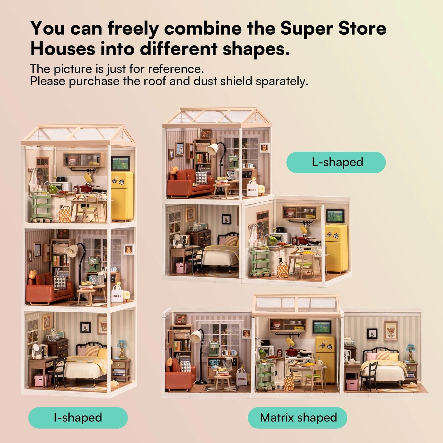 Cozy Living Lounge 3D Puzzle Kit - DIY Miniature Super Store Fun! - ToylandEU