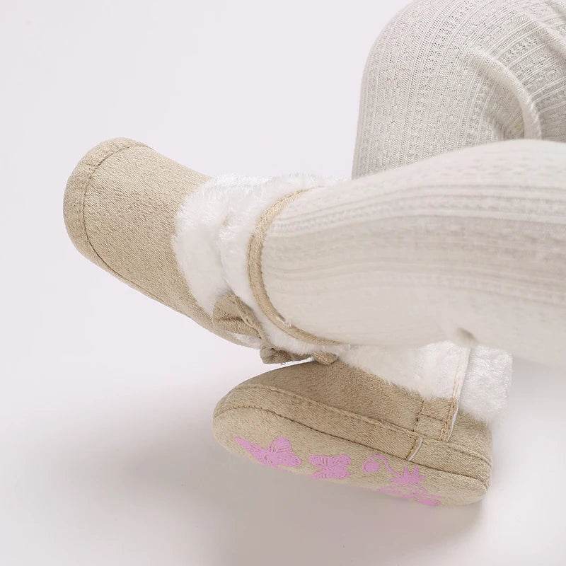 Cozy Newborn Ankle Boots and Slippers for Baby Girls and Boys – Soft, Anti-Slip Winter Footwear with Cotton Lining - ToylandEU