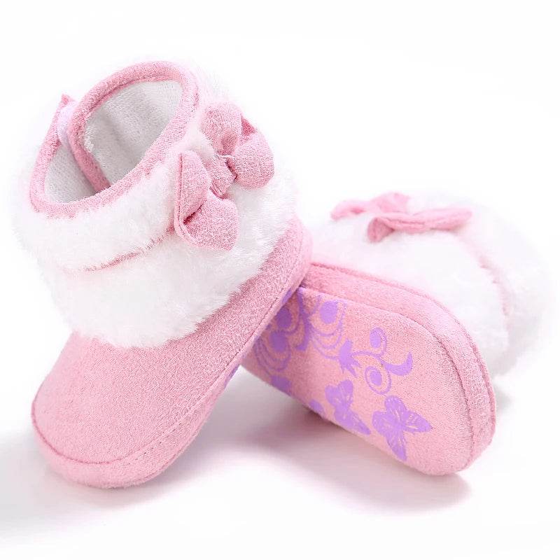 Cozy Newborn Ankle Boots and Slippers for Baby Girls and Boys – Soft, Anti-Slip Winter Footwear with Cotton Lining - ToylandEU