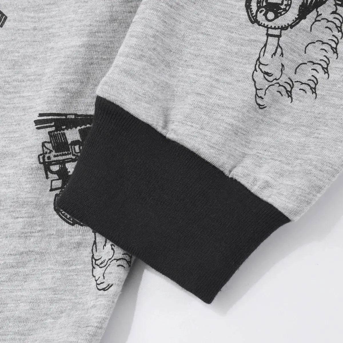  Cozy Pajama Set Cartoon Print 2 To 9 Toyland EU -  ToylandEU™