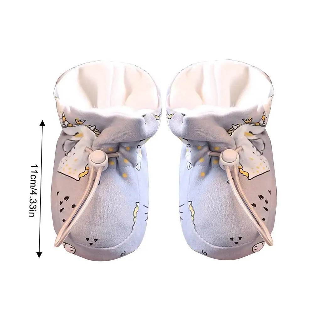 Cozy Plush Baby Winter Boots with Drawstring - Ideal for Travel, Outdoor Adventures, and Home Use - ToylandEU
