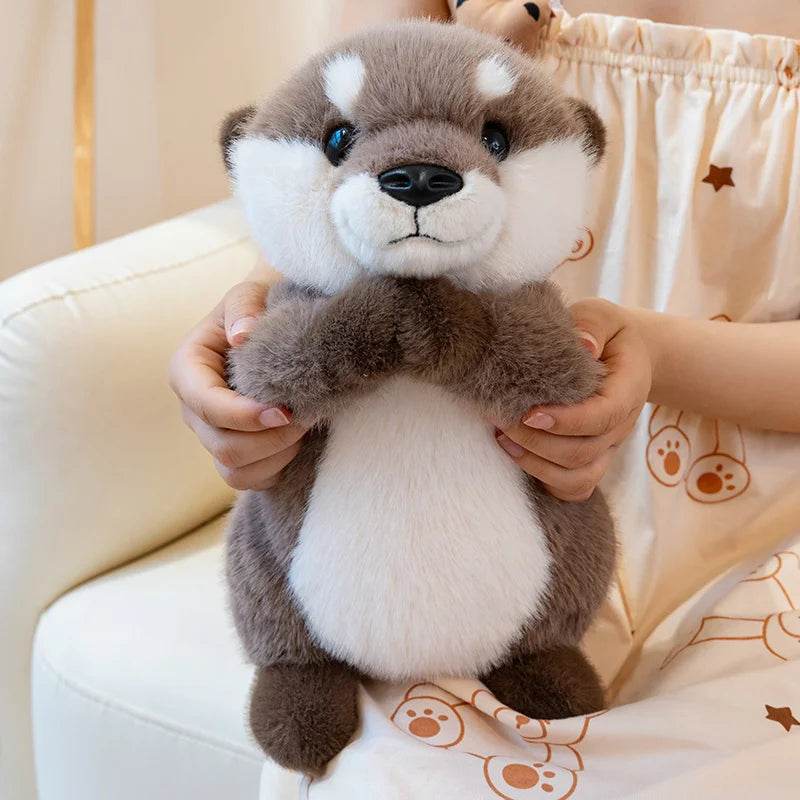 Cozy Plush Otter Stuffed Animal Pillow with Realistic Design for Kids and Home Decor - ToylandEU