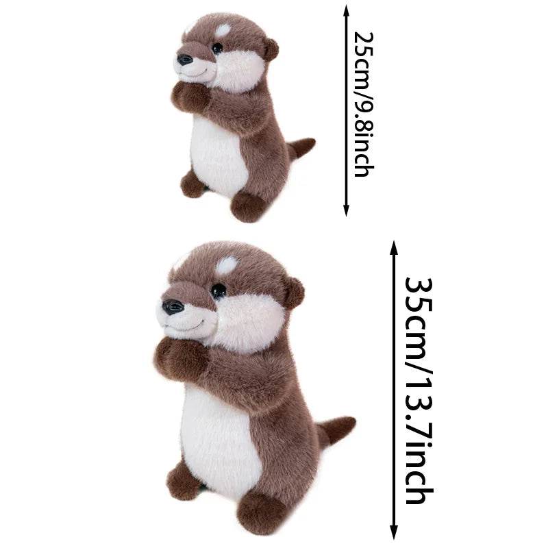 Cozy Plush Otter Stuffed Animal Pillow with Realistic Design for Kids and Home Decor - ToylandEU
