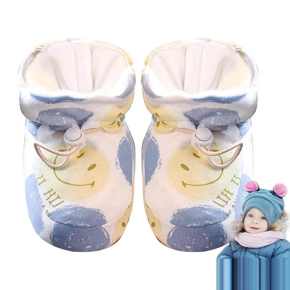 Cozy Plush Winter Baby Boots with Drawstring Design for Outdoor Adventures and Home Comfort - ToylandEU