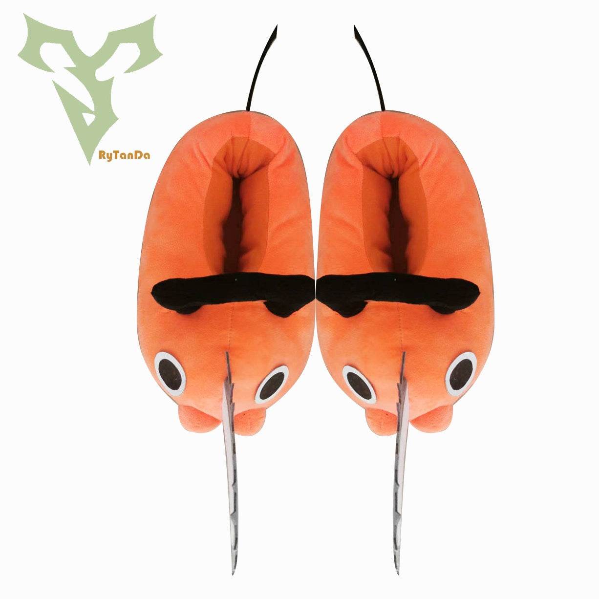 Cozy Pochita Plush Slippers – Perfect for Chainsaw Man Fans! - ToylandEU