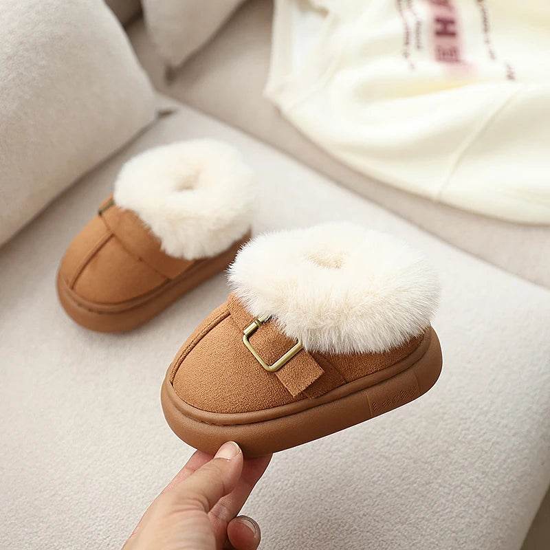 Cozy Premium Faux Fur Winter Boots Anti Slip For Children - ToylandEU