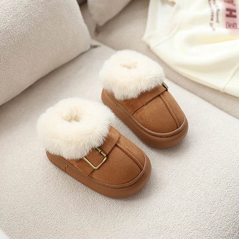 Cozy Premium Faux Fur Winter Boots Anti Slip For Children - ToylandEU