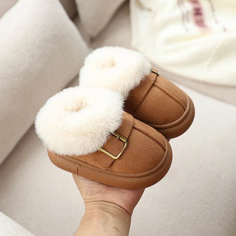 Cozy Premium Faux Fur Winter Boots Anti Slip For Children - ToylandEU