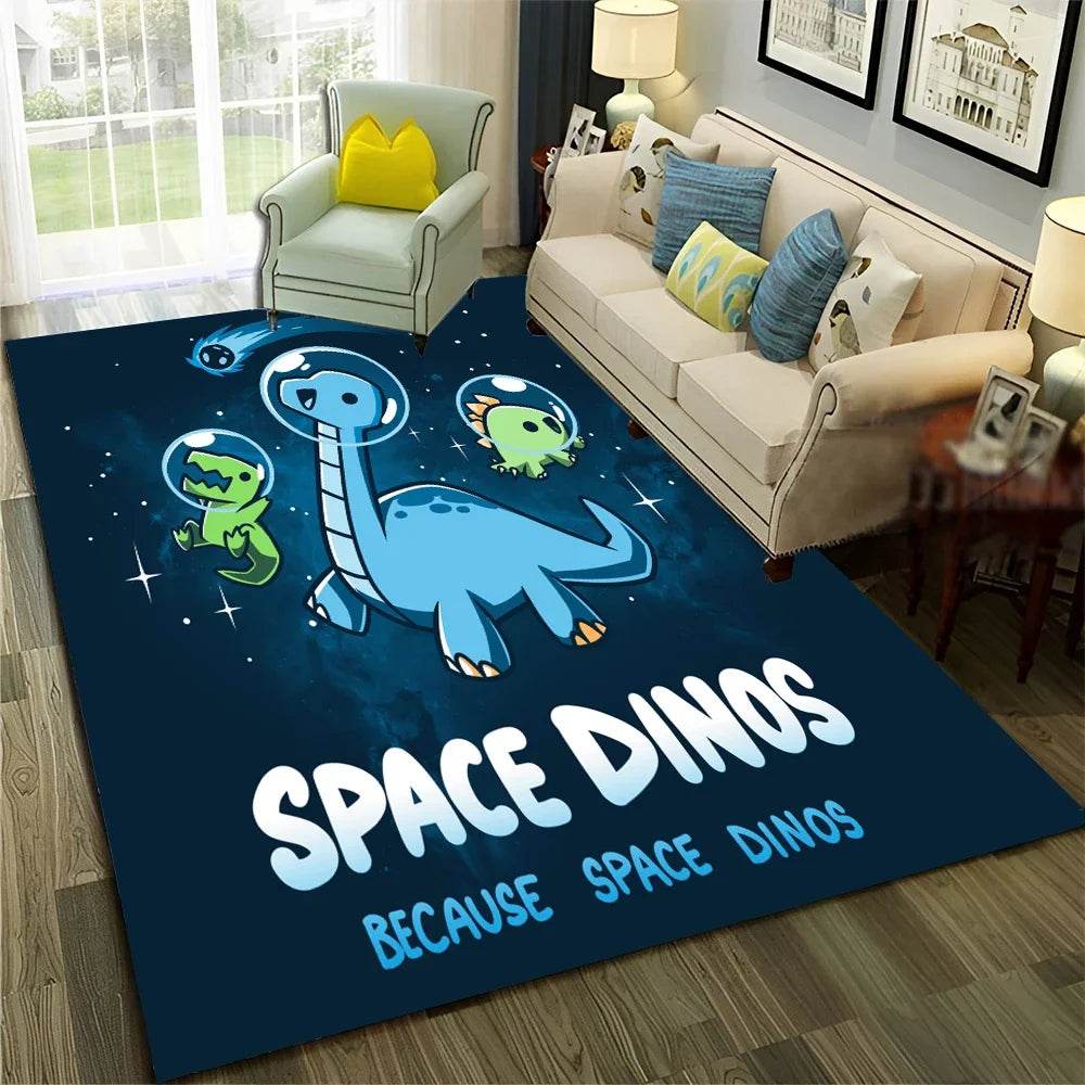 Cozy Rug 3D Dino Cartoon Non Slip For Kids Room Decor - ToylandEU