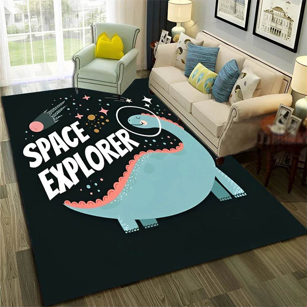 Cozy Rug 3D Dino Cartoon Non Slip For Kids Room Decor - ToylandEU