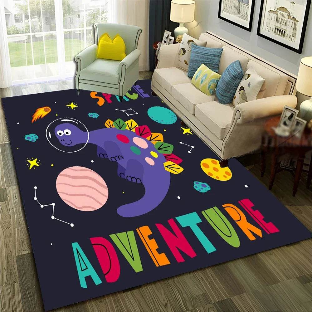 Cozy Rug 3D Dino Cartoon Non Slip For Kids Room Decor - ToylandEU