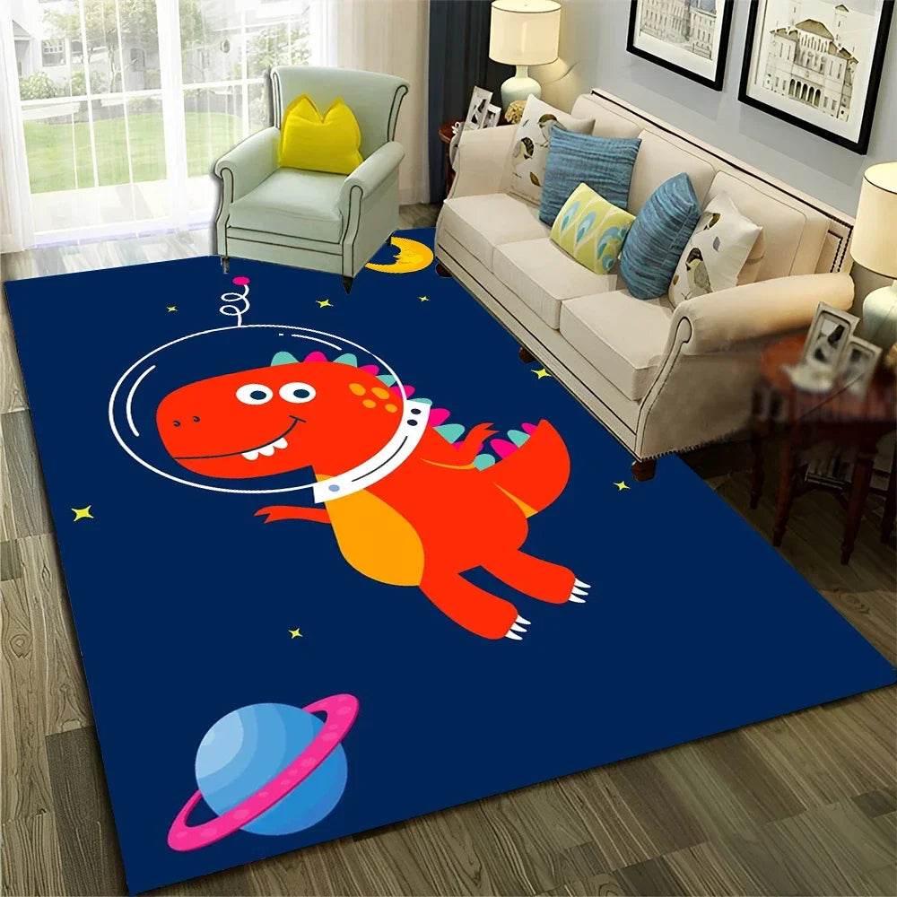 Cozy Rug 3D Dino Cartoon Non Slip For Kids Room Decor - ToylandEU