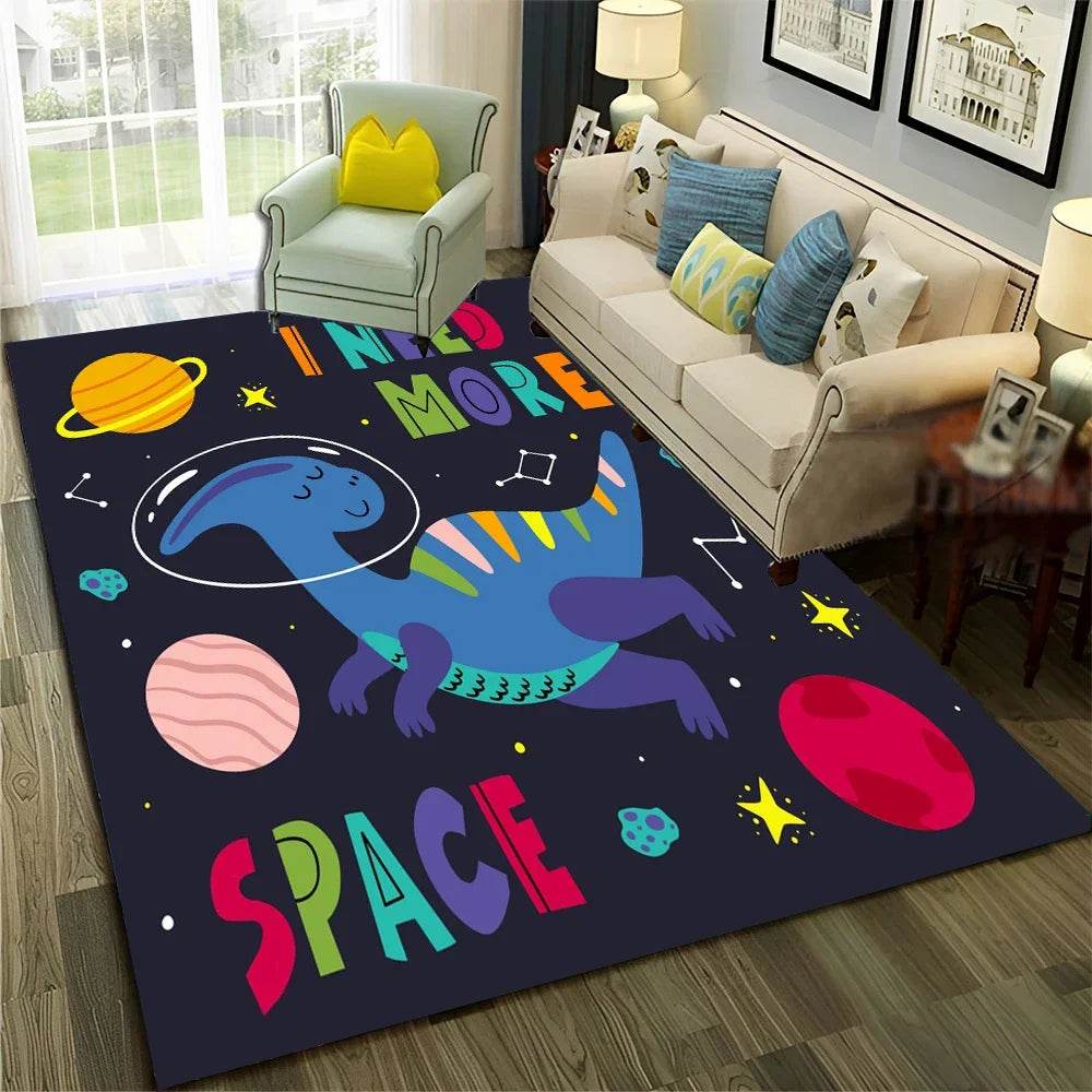 Cozy Rug 3D Dino Cartoon Non Slip For Kids Room Decor - ToylandEU
