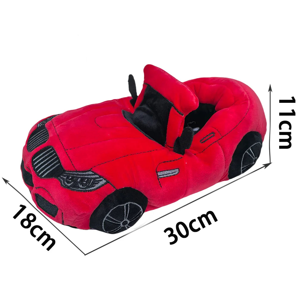 Cozy Slippers Car Shaped Plush Unisex For Women And Men - ToylandEU