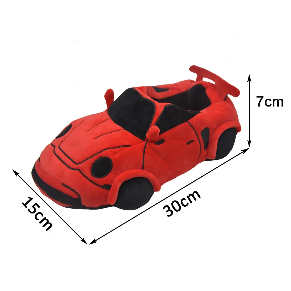 Cozy Slippers Car Shaped Plush Unisex For Women And Men - ToylandEU
