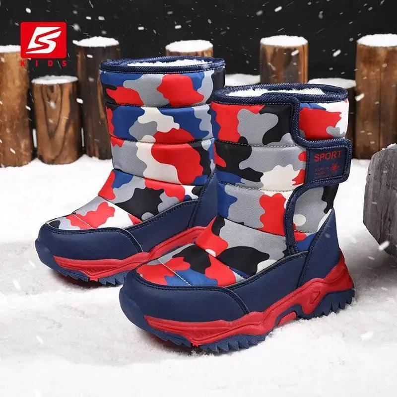  Cozy Snow Boots Kids Waterproof Plush Lined Toyland EU -  ToylandEU™