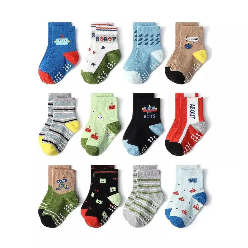  Cozy Soft Cotton Socks Non Slip Cartoon Toyland EU -  ToylandEU™