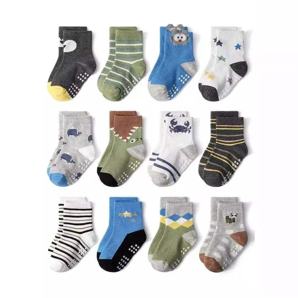  Cozy Soft Cotton Socks Non Slip Cartoon Toyland EU -  ToylandEU™