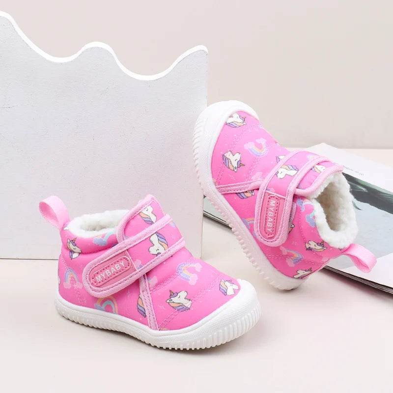Cozy Toddler Winter Boots Multicolor Anti Slip Soft Sole Unisex For 1 To 3 Year Olds - ToylandEU