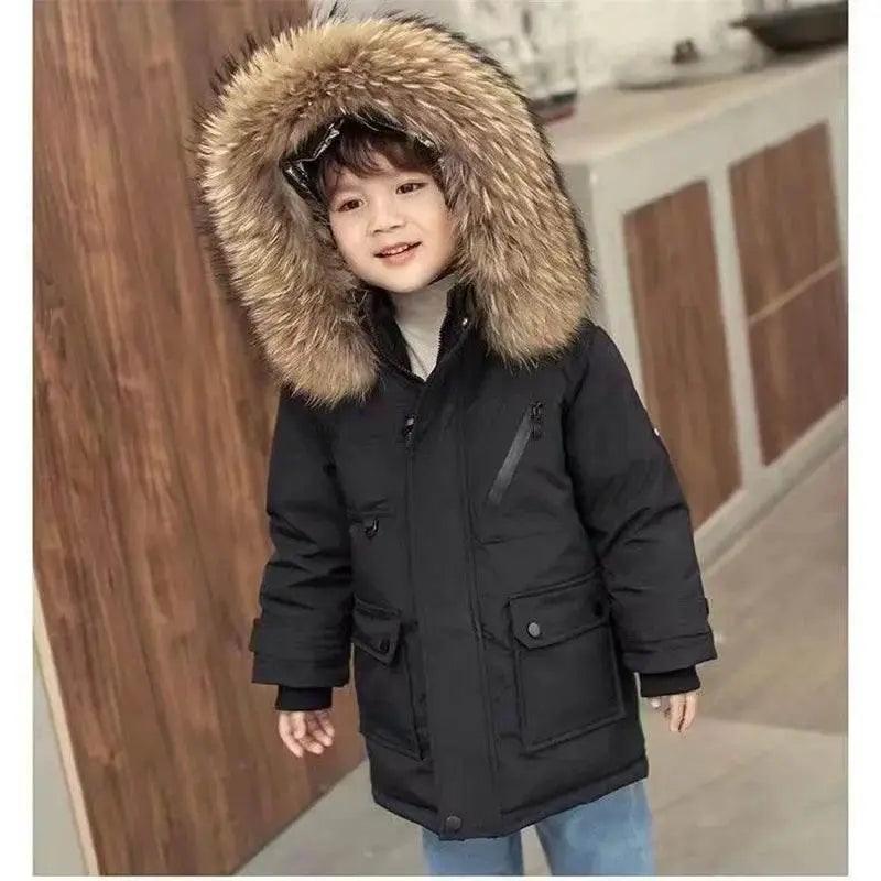  Cozy Velvet Fur Hood Winter Jacket Coat Toyland EU -  ToylandEU™