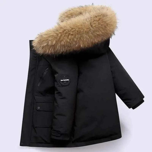  Cozy Velvet Fur Hood Winter Jacket Coat Toyland EU -  ToylandEU™