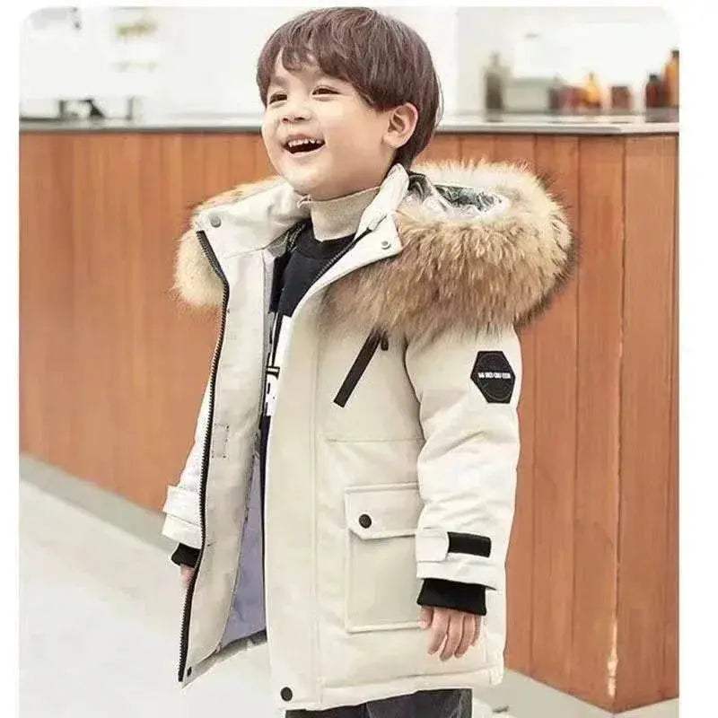  Cozy Velvet Fur Hood Winter Jacket Coat Toyland EU -  ToylandEU™