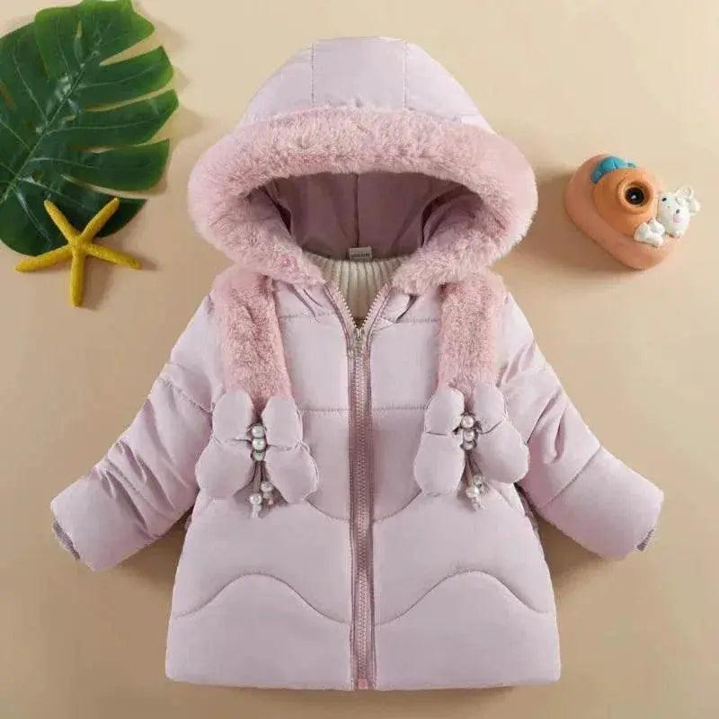  Cozy Warm Baby Girl Jacket Hooded Toyland EU -  ToylandEU™