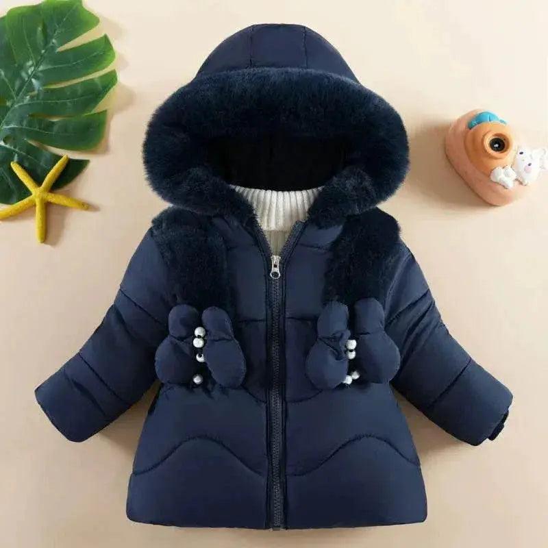  Cozy Warm Baby Girl Jacket Hooded Toyland EU -  ToylandEU™