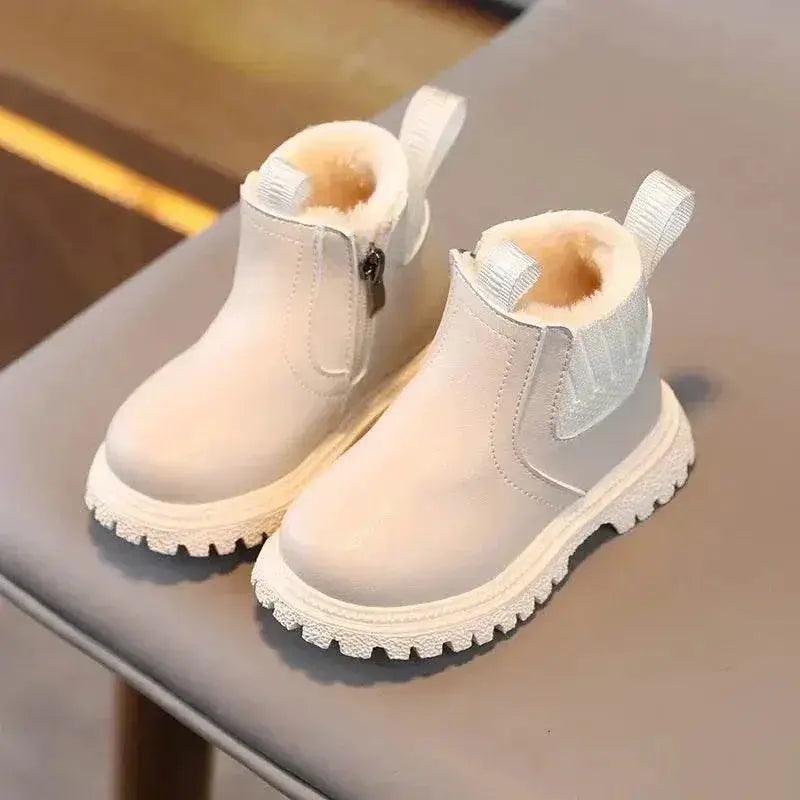  Cozy Warm Kids Ankle Boots PU Leather Toyland EU -  ToylandEU™