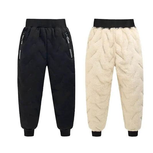  Cozy Warm Kids Cotton Pants Lamb Wool Lining Toyland EU -  ToylandEU™