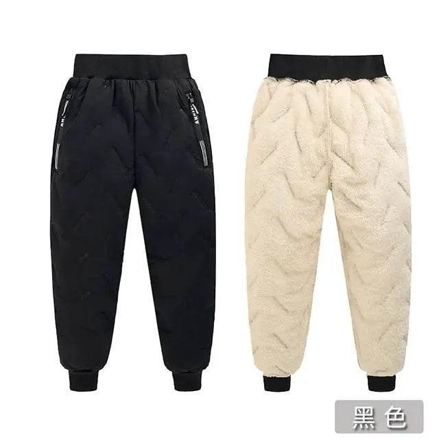  Cozy Warm Kids Cotton Pants Lamb Wool Lining Toyland EU -  ToylandEU™