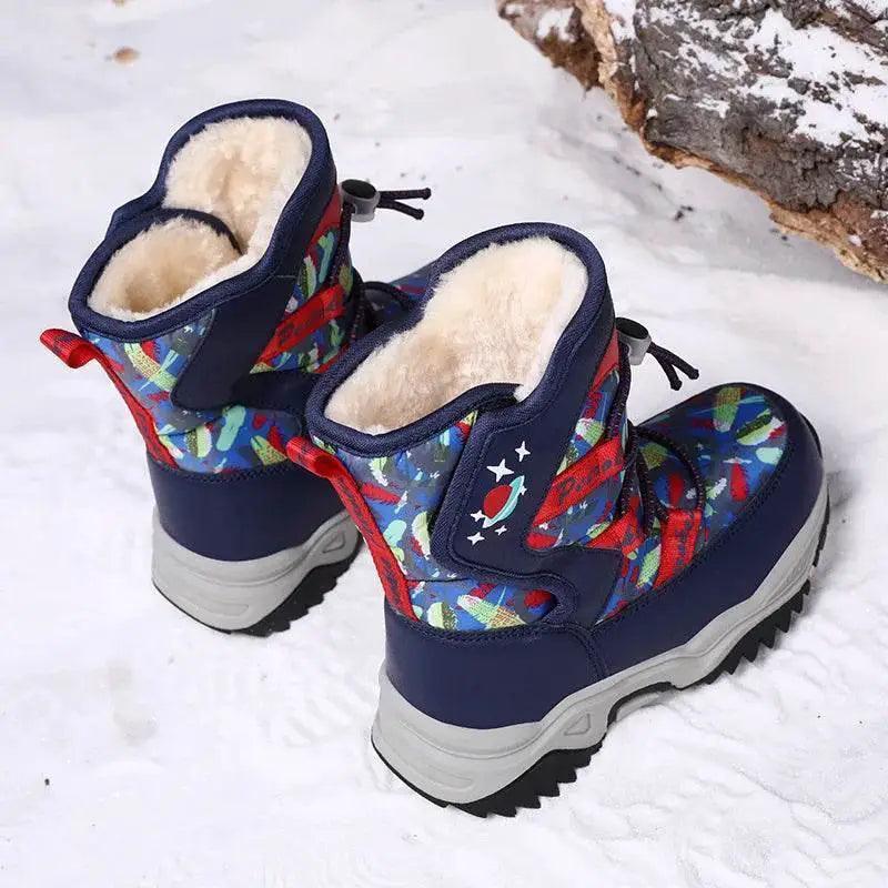  Cozy Waterproof Plush Boots Mid Calf Kids Toyland EU -  ToylandEU™