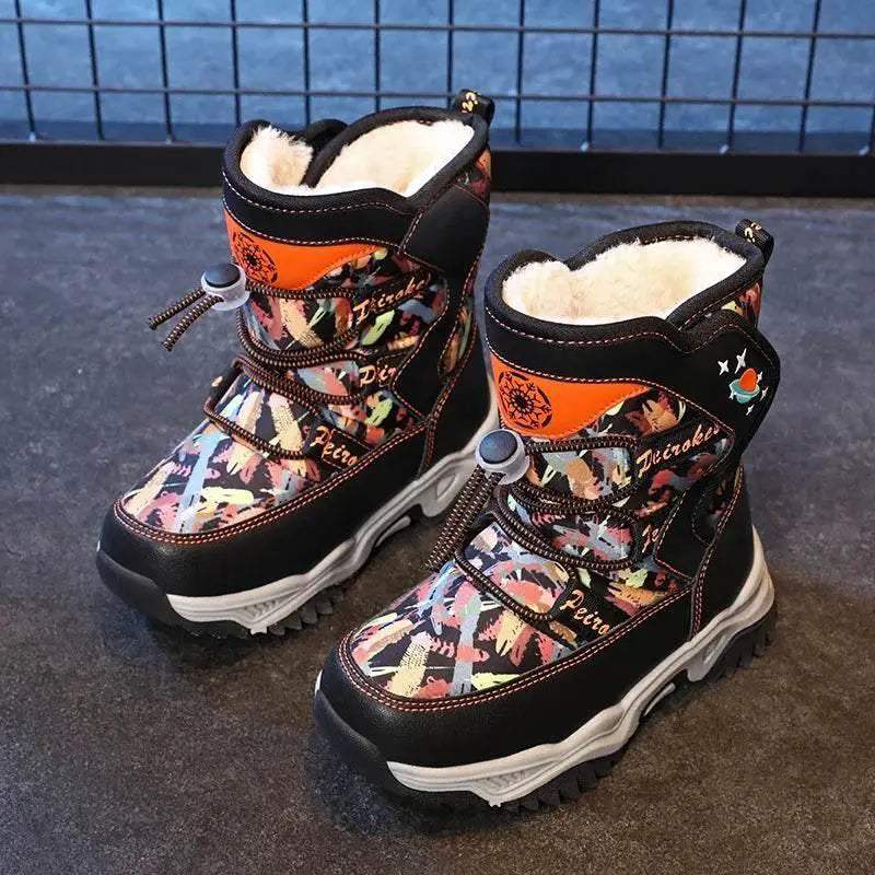  Cozy Waterproof Plush Boots Mid Calf Kids Toyland EU -  ToylandEU™