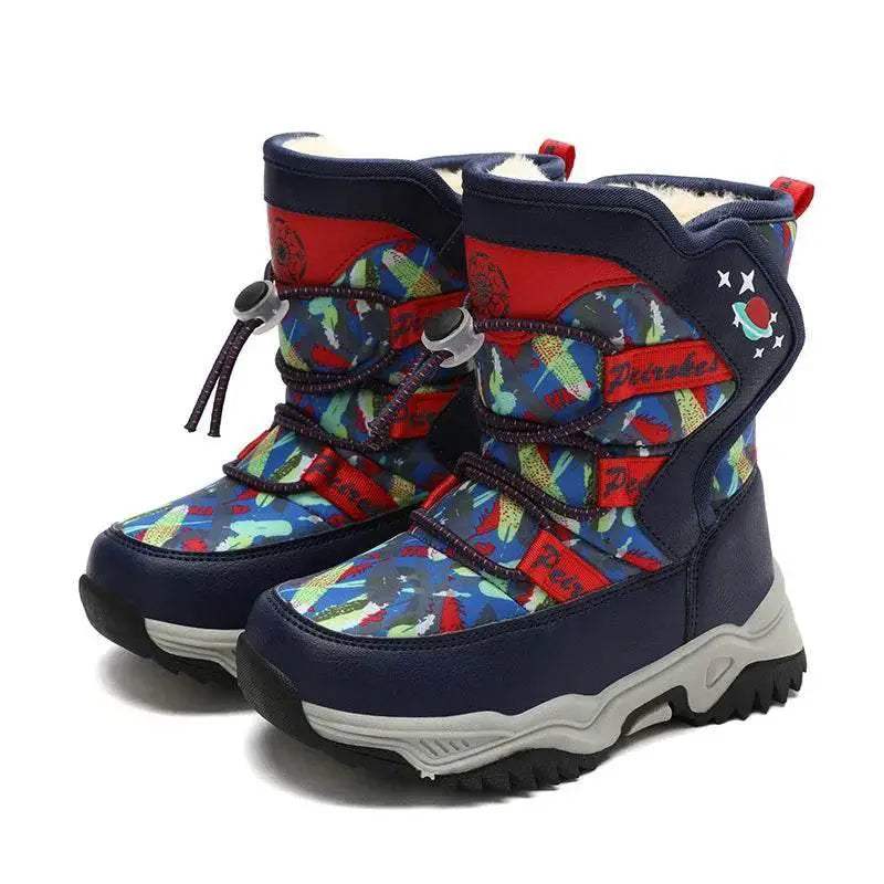  Cozy Waterproof Plush Boots Mid Calf Kids Toyland EU -  ToylandEU™