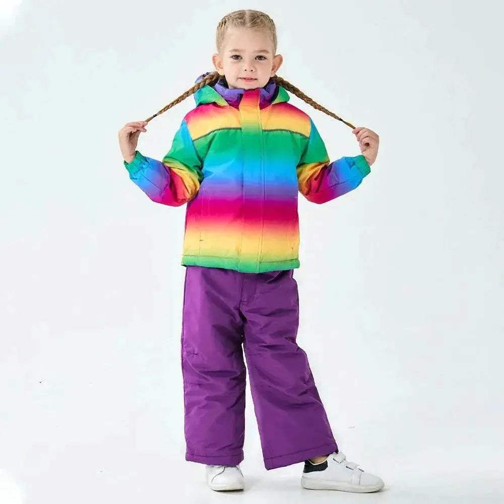  Cozy Waterproof Ski Suit Hooded For Kids Toyland EU -  ToylandEU™