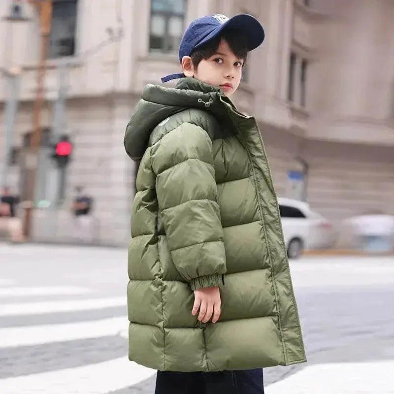  Cozy White Duck Down Hooded Jacket Boys Toyland EU -  ToylandEU™