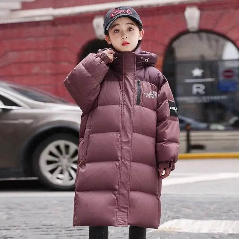  Cozy White Duck Down Hooded Jacket Boys Toyland EU -  ToylandEU™