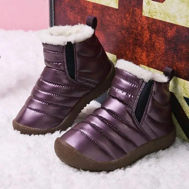  Cozy Winter Boots Leather Kids Shoes Toyland EU -  ToylandEU™
