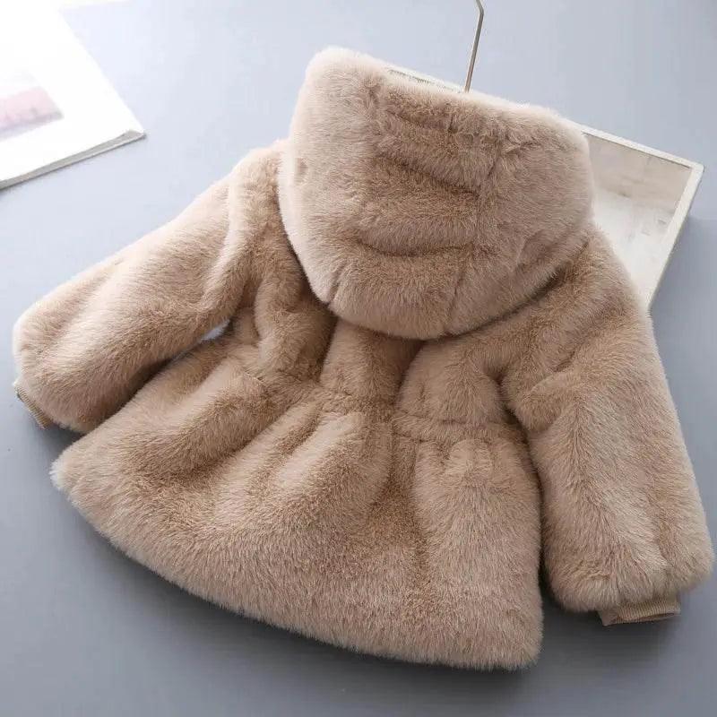  Cozy Winter Coat Mink Fur Girls 7 12 Jacket Toyland EU -  ToylandEU™
